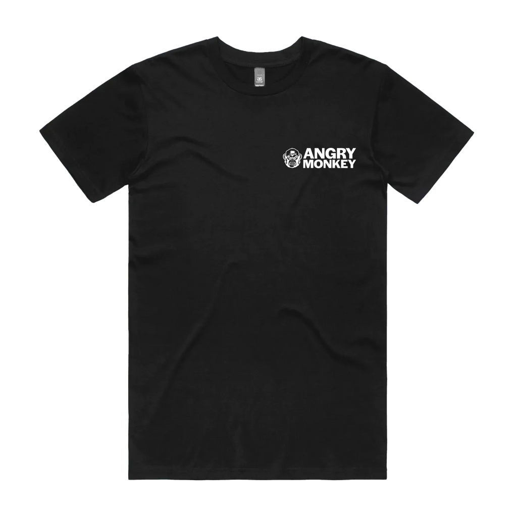 Black front flat lay