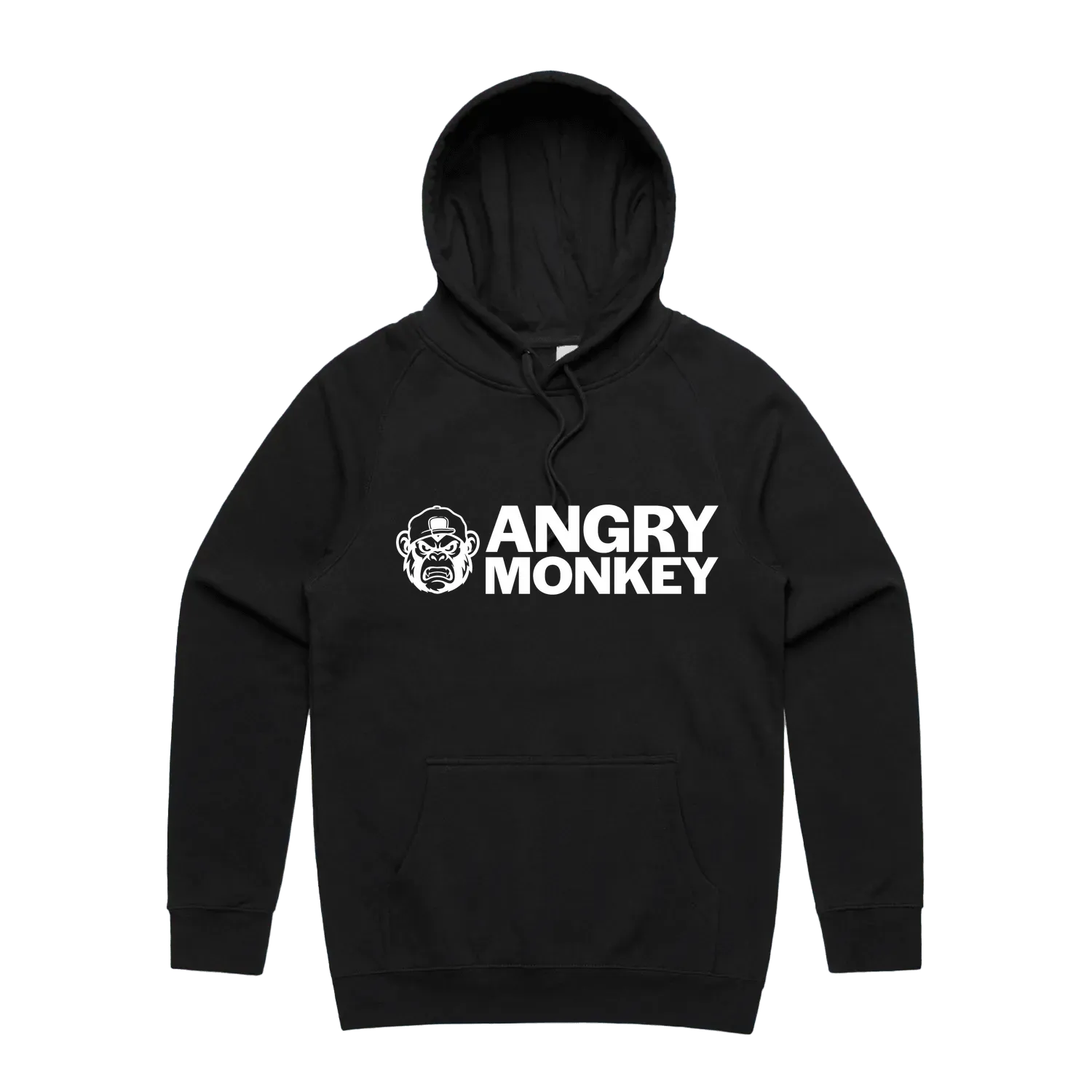 Black front flat lay