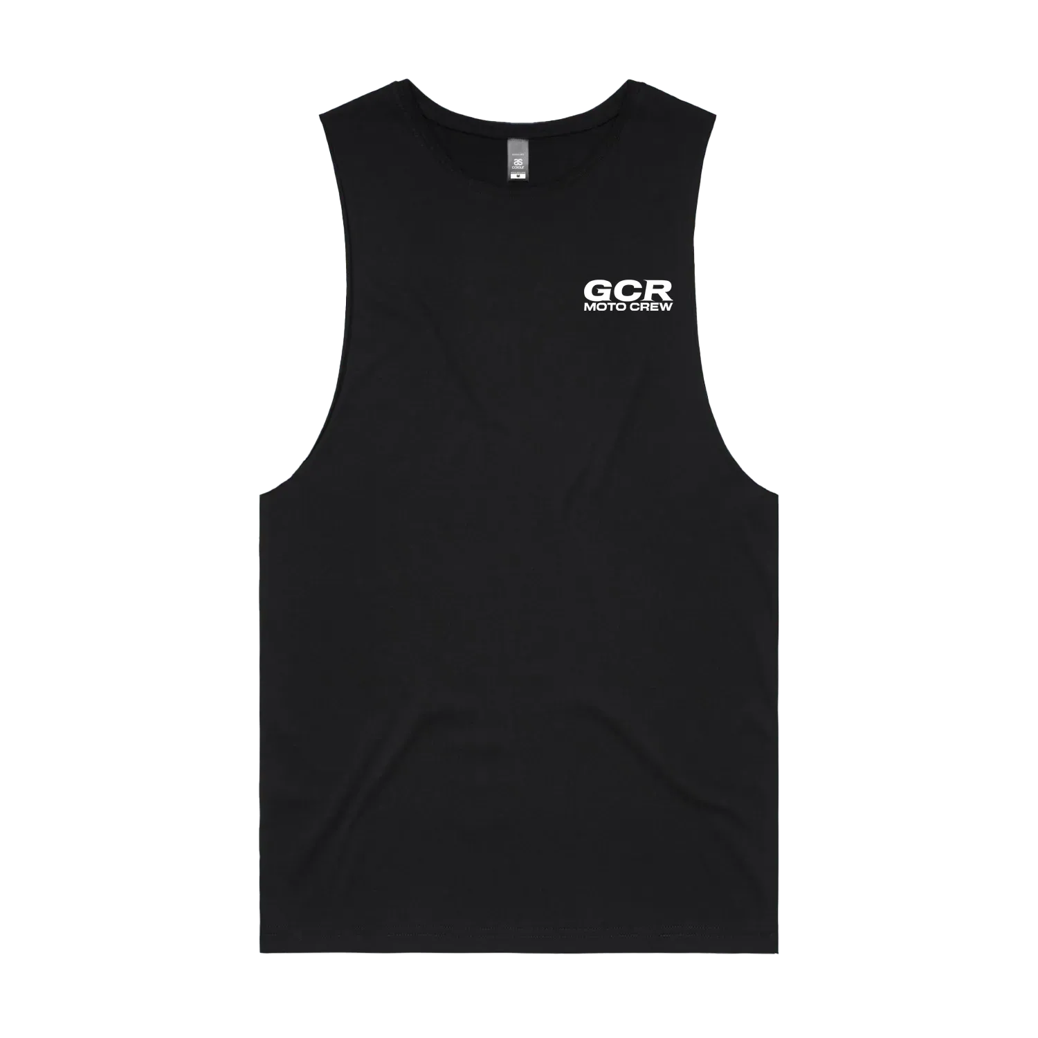 Black front flat lay