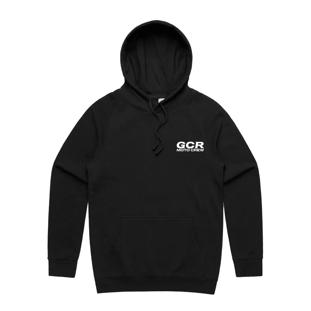 Black front flat lay