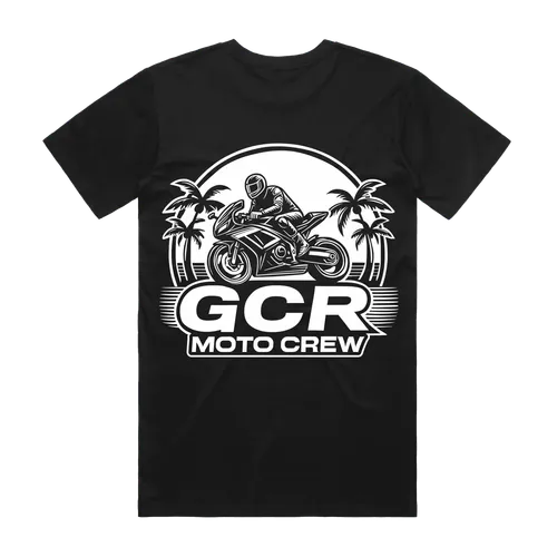 GCR Moto Crew - Mens Staple T-Shirt - Dark