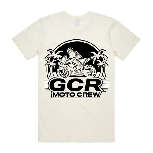 GCR Moto Crew - Mens Staple T-Shirt - Light