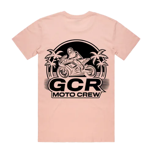 GCR Moto Crew - Mens Staple T-Shirt - Light
