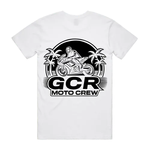 GCR Moto Crew - Mens Staple T-Shirt - Light
