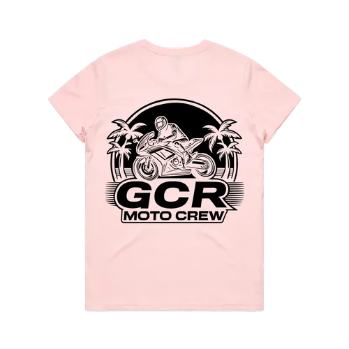 GCR Moto Crew - Womens Maple T-Shirt - Light