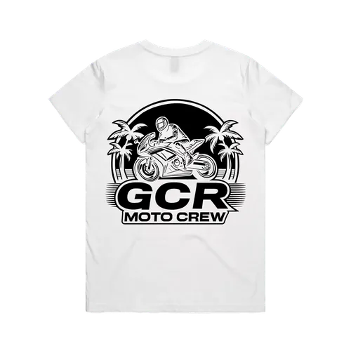 GCR Moto Crew - Womens Maple T-Shirt - Light