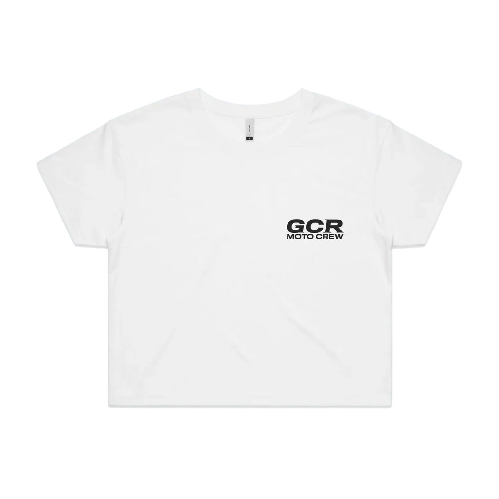 White front flat lay