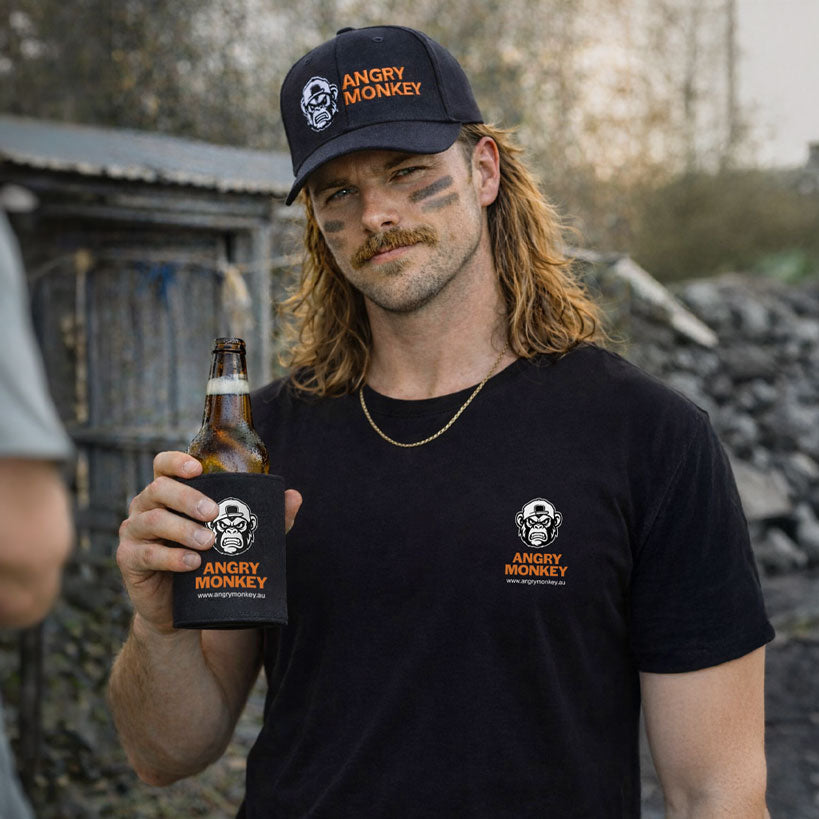 Angry Monkey Stubby Cooler