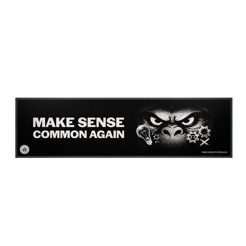 Make Sense Common Again Bar Runner