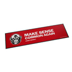 Make Sense Common Again Red Bar Runner
