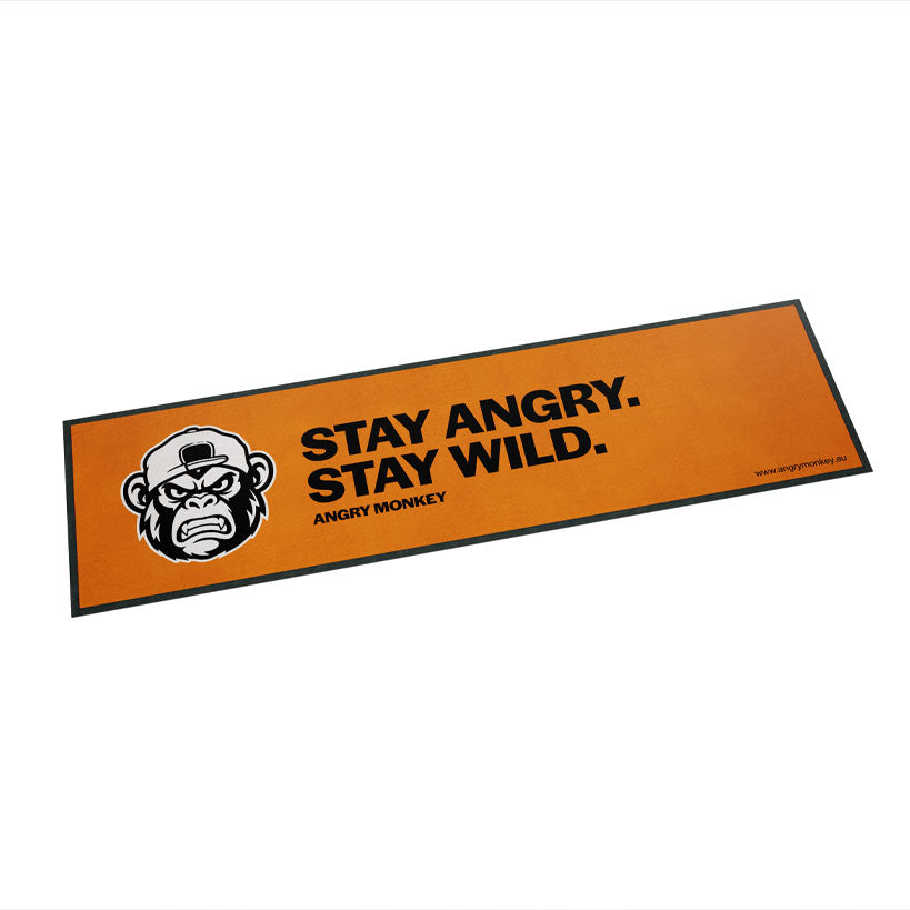 Stay Angry Stay Wild Bar Runner
